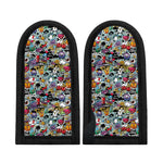 Graffiti Cartoon Characters Print Skillet Handle Cover