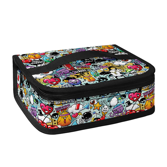 Graffiti Cartoon Characters Print Small Lunch Bag