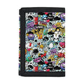 Graffiti Cartoon Characters Print Trifold Wallet