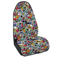 Graffiti Cartoon Characters Print Waterproof Car Seat Cover