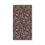 Graffiti Donut Pattern Print Baby Crib Sheet