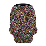 Graffiti Donut Pattern Print Baby Seat Cover