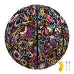 Graffiti Donut Pattern Print Basketball