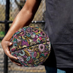 Graffiti Donut Pattern Print Basketball