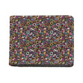 Graffiti Donut Pattern Print Bifold Wallet