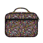 Graffiti Donut Pattern Print Briefcase Bible Bag