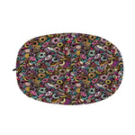Graffiti Donut Pattern Print Car Side Mirror Covers