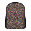 Graffiti Donut Pattern Print Casual Backpack