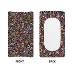Graffiti Donut Pattern Print Changing Pad Cover