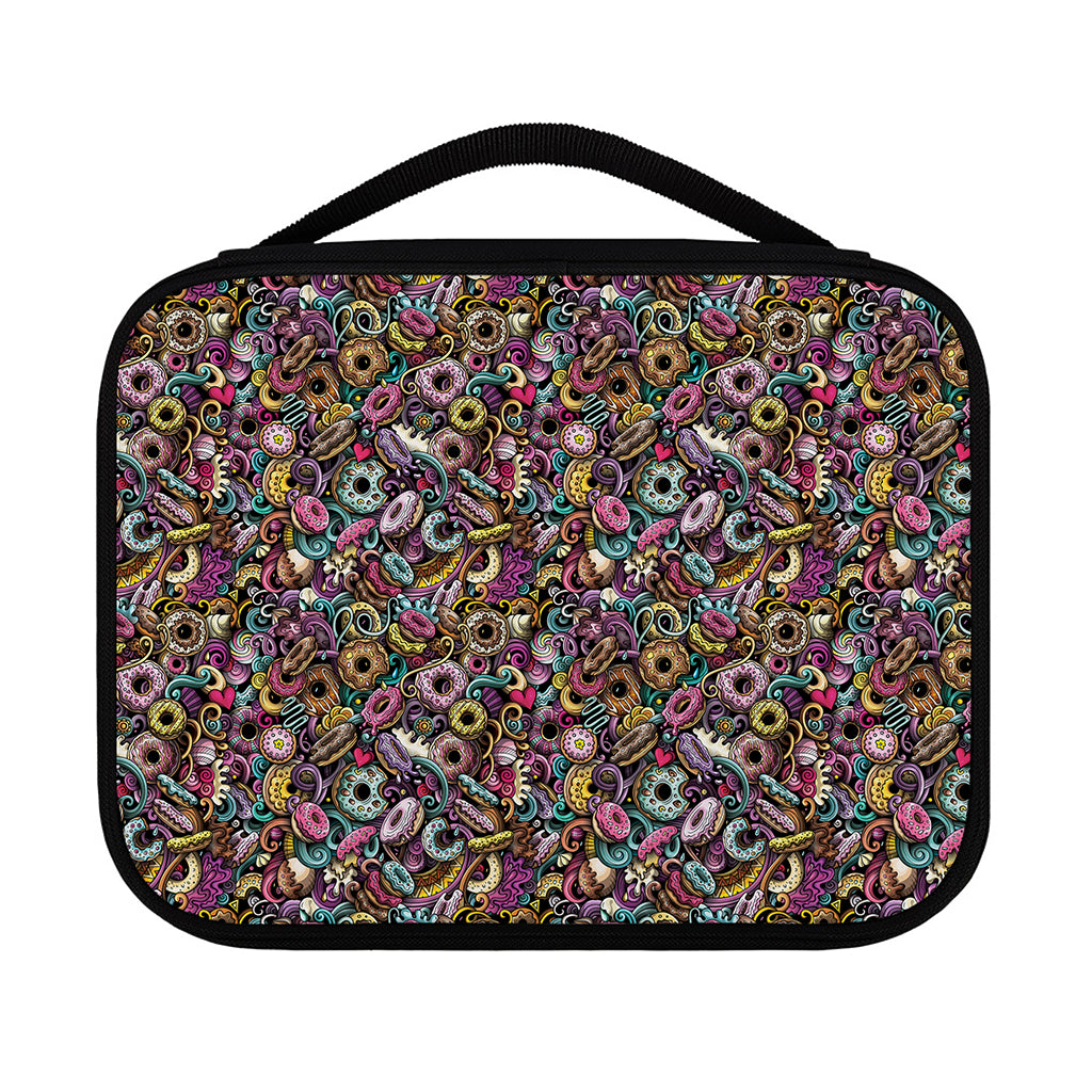 Graffiti Donut Pattern Print Classic Bible Case