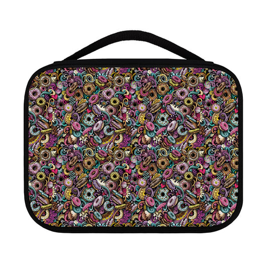 Graffiti Donut Pattern Print Classic Bible Case