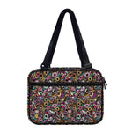 Graffiti Donut Pattern Print Double Strap Bible Bag