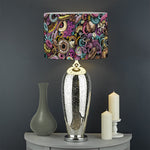 Graffiti Donut Pattern Print Drum Lamp Shade