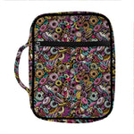 Graffiti Donut Pattern Print Front Pocket Bible Bag