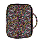 Graffiti Donut Pattern Print Front Pocket Bible Bag