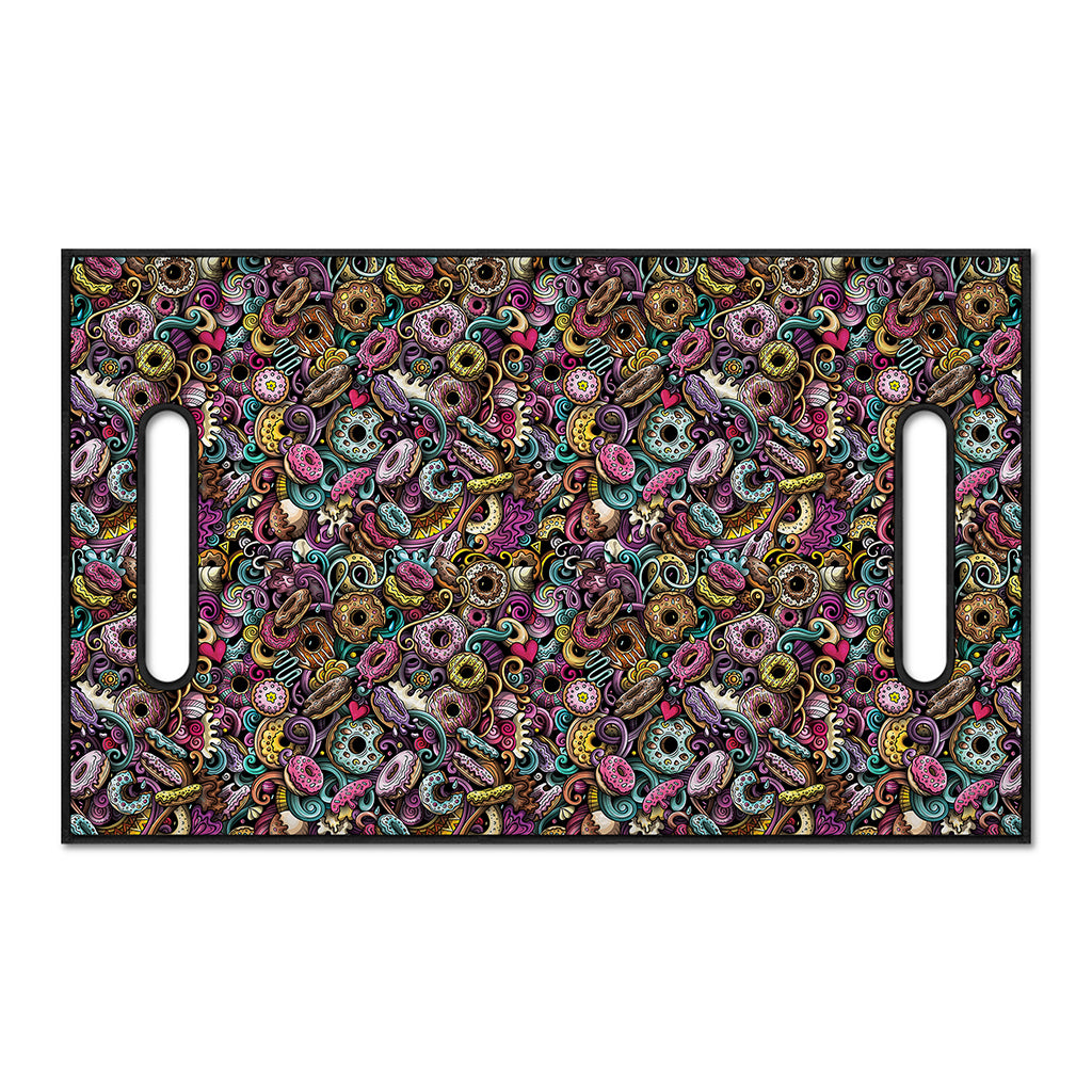 Graffiti Donut Pattern Print Golf Cart Seat Cover
