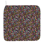 Graffiti Donut Pattern Print Hand Towel