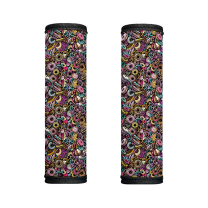 Graffiti Donut Pattern Print Handle Covers