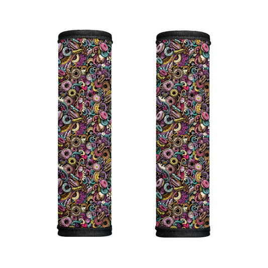 Graffiti Donut Pattern Print Handle Covers