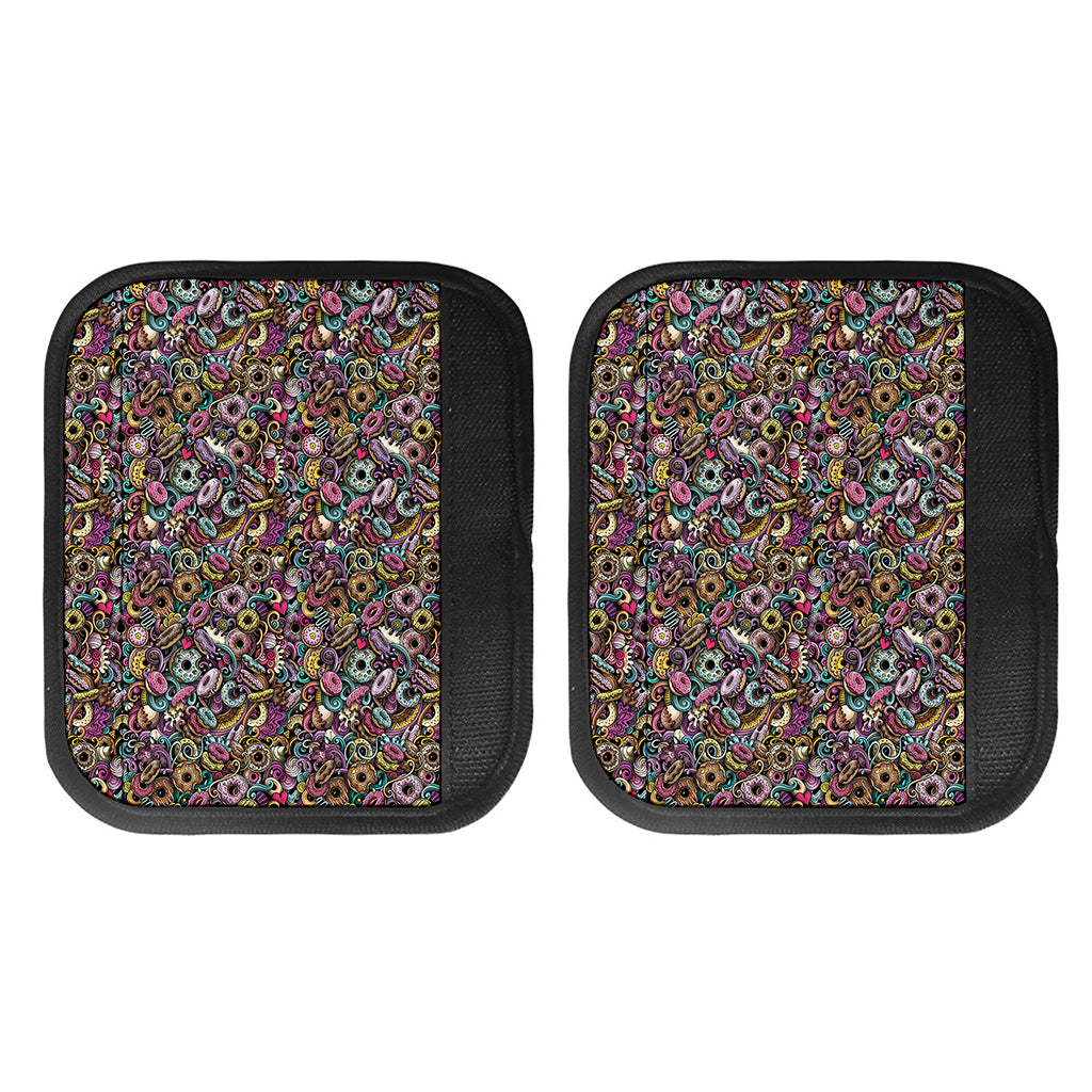 Graffiti Donut Pattern Print Handle Covers