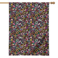 Graffiti Donut Pattern Print House Flag