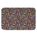 Graffiti Donut Pattern Print Indoor Door Mat