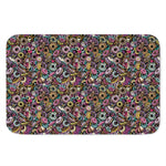 Graffiti Donut Pattern Print Indoor Door Mat