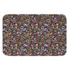 Graffiti Donut Pattern Print Indoor Door Mat