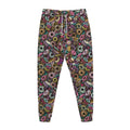 Graffiti Donut Pattern Print Jogger Pants