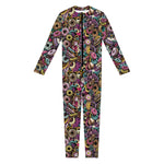 Graffiti Donut Pattern Print Jumpsuit