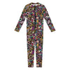 Graffiti Donut Pattern Print Jumpsuit