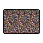 Graffiti Donut Pattern Print Kitchen Mat