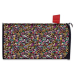 Graffiti Donut Pattern Print Mailbox Cover