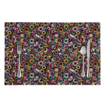 Graffiti Donut Pattern Print Placemat