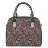 Graffiti Donut Pattern Print Shoulder Handbag