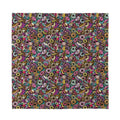 Graffiti Donut Pattern Print Silk Bandana