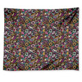 Graffiti Donut Pattern Print Tapestry