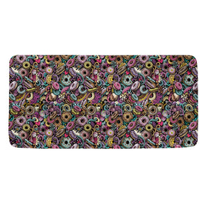 Graffiti Donut Pattern Print Towel