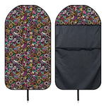 Graffiti Donut Pattern Print Waterproof Car Seat Cover