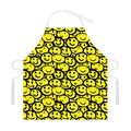 Graffiti Happy Emoji Pattern Print Adjustable Apron