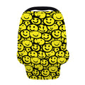 Graffiti Happy Emoji Pattern Print Baby Seat Cover