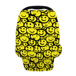 Graffiti Happy Emoji Pattern Print Baby Seat Cover