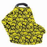 Graffiti Happy Emoji Pattern Print Baby Seat Cover