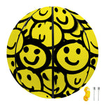 Graffiti Happy Emoji Pattern Print Basketball