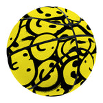 Graffiti Happy Emoji Pattern Print Basketball