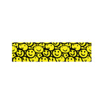 Graffiti Happy Emoji Pattern Print Bed Runner