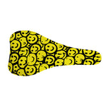 Graffiti Happy Emoji Pattern Print Bicycle Seat Cover