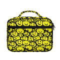 Graffiti Happy Emoji Pattern Print Briefcase Bible Bag