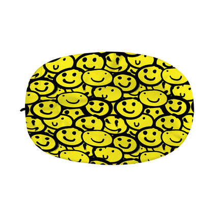 Graffiti Happy Emoji Pattern Print Car Side Mirror Covers
