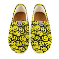 Graffiti Happy Emoji Pattern Print Casual Shoes
